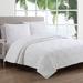 Leaf Stitch Quilt Set by American Home Fashion in White (Size KING)