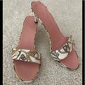 Gucci Shoes | Authentic Rare Gucci Kittin Heel Sandals | Color: Gold | Size: 8