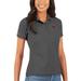 Women's Antigua Charcoal Texas Tech Red Raiders Legacy Pique Polo