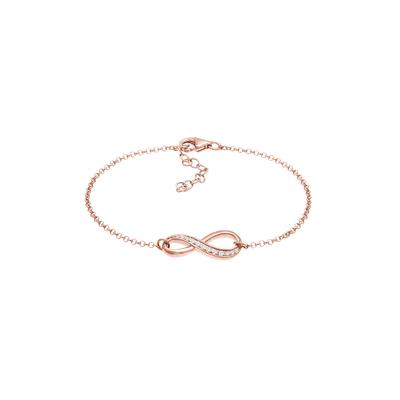 Elli - Infinity Symbol Zirkonia Kristall 925 Silber Armbänder & Armreife 1 ct Damen