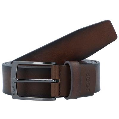 JOOP! Coll.Belt Gürtel Leder Übergröße 120 cm Braun Herren