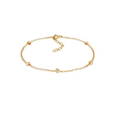 Elli Zart Funkelnd 925 Silber, mit Kristallen von Swarovski® goldfarben Damen Image