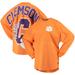 Women's Orange Clemson Tigers Loud n Proud Spirit Jersey T-Shirt