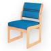 Symple Stuff Velma 21.5" W Vinyl Seat Waiting Room Chair w/ Wood Frame | 33.5 H x 21.5 W x 23.25 D in | Wayfair 69AB625B4CF84F15A4A4ED87A5D85989