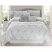 Etta Avenue™ Deana Modern & Contemporary Comforter Set Polyester/Polyfill/Microfiber in Gray | King Comforter + 6 Additional Pieces | Wayfair