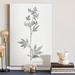 Red Barrel Studio® 'Botanical Imprint II' - Wrapped Canvas Painting Print Canvas, Solid Wood in Gray | 27 H x 18 W x 1 D in | Wayfair