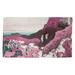 Pink 26 x 0.25 in Area Rug - World Menagerie Climbing on Mt. Fuji Area Rug Metal | 26 W x 0.25 D in | Wayfair D42A1EF7DFED43808149719A720898AD