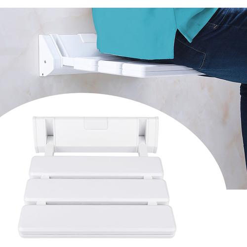 Duschsitz Klappbar Wandmontage Duschstuhl für Duschstuhl Badhocker Duschsitz Badestuhl| Weiß