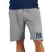 Men's Concepts Sport Gray New York Yankees Mainstream Terry Shorts
