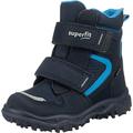 Superfit Baby Boys HUSKY1 Warm gefütterte Gore-Tex Snow Boot, Blue 8000, 4.5 UK Child