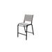 Telescope Casual Reliance Stacking Patio Dining Side Chair Sling in Black | 43 H x 21 W x 28 D in | Wayfair 8L8823101