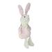Northlight Seasonal 17" Pink Floral Easter Bunny Rabbit Spring Figure | 17 H x 4.5 W x 7.5 D in | Wayfair 32783879