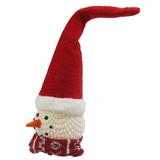 Northlight Seasonal 14" Led Lighted Santa Snowman Head Christmas Table Top Decoration | 14 H x 5 W x 4.25 D in | Wayfair NORTHLIGHT AM87016