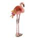 Northlight Seasonal 21.5" Tropical Textured Pink Flamingo Table Top Decoration Wood in Brown/Pink | 21.5 H x 12.5 W x 6 D in | Wayfair 32738616