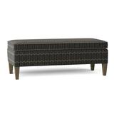 Red Barrel Studio® Congaree Upholstered Flip Top Storage Bench Upholstered in Gray/Black/Brown | 18 H x 48 W x 21 D in | Wayfair