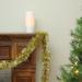Northlight Seasonal Tinsel Christmas Garland - Unlit Plastic in Yellow | 2.75 H x 2.5 D in | Wayfair 32273964