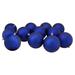 Northlight Seasonal Shatterproof Matte Christmas Ball Ornaments Plastic in Blue | Wayfair 31755238