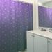East Urban Home Seashell Single Sower Curtain Polyester in Gray/Green/Blue | 74 H x 71 W in | Wayfair FB0CFA755E564EA9A877025B8F5B5351