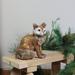 Northlight Seasonal 10.25" Plush Brown Sitting Fox Figure Animal Decoration | 10.2 H x 9.05 W x 6.65 D in | Wayfair 32913476