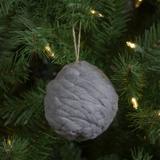 Northlight Seasonal Knit Shatterproof Christmas Ball Ornament 3.25" Fabric in Gray | 5 H x 5 W x 5 D in | Wayfair NORTHLIGHT JA25723