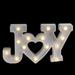 Northlight Seasonal 12.75" "Joy" LED Christmas Marquee Wall Sign in White | 7 H x 12.75 W x 1.75 D in | Wayfair 33377730