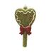 Northlight Seasonal 5.75" Glittered Green & Red Shatterproof Christmas Heart Lollipop Ornament in Green/Red/White | Wayfair 32256729