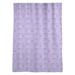 Brayden Studio® Classic Circles & Waves Geometric Sheer Rod Pocket Single Curtain Panel Polyester in Indigo | 84 H in | Wayfair