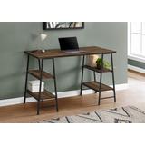 "Computer Desk / Home Office / Laptop / Storage Shelves / 48""L / Work / Metal / Laminate / Brown / Black / Contemporary / Modern - Monarch Specialties I 7525"