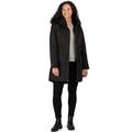 Regatta Womens Lexis Waterproof Fur Trimmed Parka Jacket - Black - 10