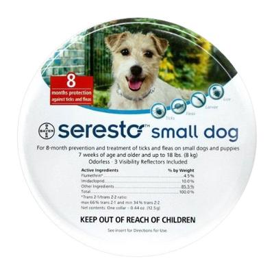 Seresto Dog Collar For Small Dogs (Upto 18 Lbs) 15 Inch (38 Cm) 1 Collar