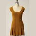 Anthropologie Dresses | Anthropologie Guinevere Mustard Lydia Dress | Color: Gold | Size: M