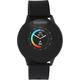 Oozoo Unisex Smartwatch with Silicone Band 43 mm Calorie Counter Heart Rate Monitor Blood Pressure Monitor Blood Oxygen Monitor Sports Mode Sleep Monitor Current Weather and Much More,black., Strap