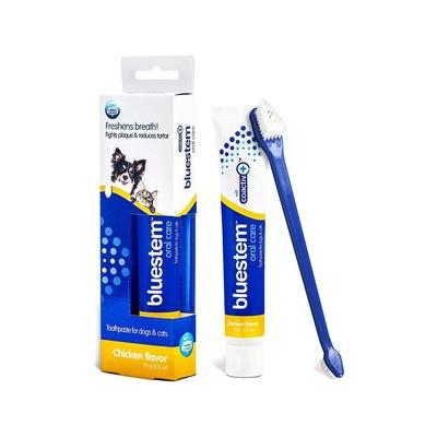 Bluestem Oral Care Chicken Flavored Dog & Cat Dental Kit, 2.5-oz tube