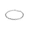 KUZZOI Herren Gliederkette Oval Massiv Basic 925 Silber 23