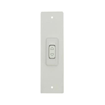 Placca 142 Mm Bianco Con Pulsante Copri Avvolgitore Motore Tapparella  Tapparelle