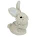 Northlight Seasonal 4.75" White Plush Standing Easter Bunny Rabbit Spring Tabletop Figurine, Polyester | 4.75 H x 2.75 W x 4 D in | Wayfair