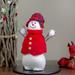 Northlight Seasonal 13.25" Snowman w/ Buffalo Plaid Hat Christmas Figure | 13.25 H x 9 W x 5 D in | Wayfair NORTHLIGHT JA25719