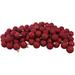 Northlight Seasonal 96ct Shatterproof 4-Finish Christmas Ball Ornaments 1.5" (40mm) Plastic in Red | 1.5 H x 1.5 W x 1.5 D in | Wayfair 32279161