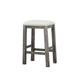 Union Rustic Kathrene Bar & Counter Stool Wood/Upholstered in Brown/Gray/White | 30 H x 20 W x 14 D in | Wayfair 59C7DDD838634DA88B9430232116E744