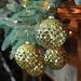 Northlight Seasonal Gold Glitter Flake Christmas Glass Ball Ornament Plastic in Gray/Yellow | 4 H x 4 W x 4 D in | Wayfair 32913424