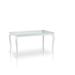 Rosdorf Park Fickes Extendable Dining Table Wood/Glass in White | 30 H in | Wayfair 6BC1E0C8E5214BD7B9FBB0C2ECEDCD87