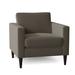 Club Chair - Wade Logan® Babulal 33" Wide Club Chair Fabric in Black/Brown/Gray | 34.5 H x 33 W x 35.5 D in | Wayfair