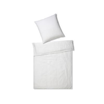 Elegante Casual Leinen Bettwäsche »Pure« Wollweiß 7062-00 Kissen 80x80 cm Image