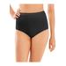 Plus Size Women's Full-Cut-Fit Stretch Cotton Brief DF2324 by Bali in Black (Size 7)