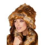 Women's Faux Fur Hat by Accessories For All in Fox