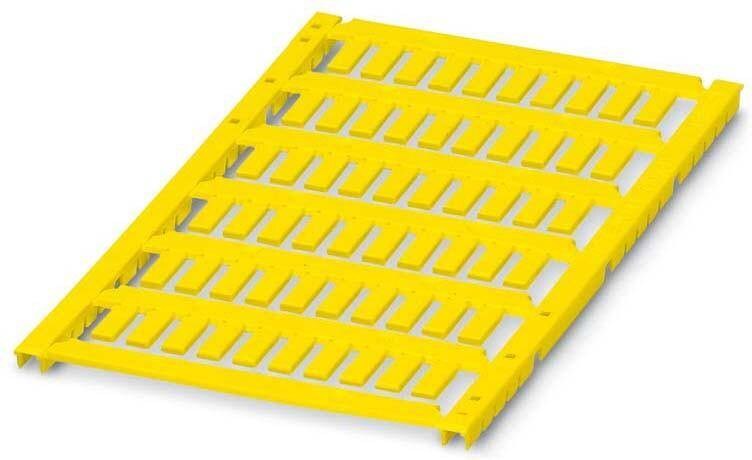 Phoenix Contact 0801439 UCT-WMT (12X4) YE Beschriftungsschild Montage-Art: einschieben Gelb Anzahl M Image