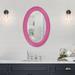 Alcott Hill® Busey Accent Mirror in Pink | 31 H x 21 W x 2 D in | Wayfair A7B1CC07D55B41D7A3CD7A65A5F7153B