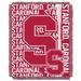 NCAA & Northwest Co. kids Polyester Throw Polyester in Red/Pink | 46 W in | Wayfair 1COL019030091RET