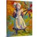 August Grove® Country Girl by Anke Painting Print on Wrapped Canvas Canvas, Solid Wood in Orange | 14 H in | Wayfair