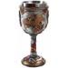 Pacific Giftware Steampunk Mechanical Gearwork Dragon Wine Goblet Decor Gift Resin, in Gray/Yellow | 6.75 H x 3.2 W x 3.2 D in | Wayfair 11559